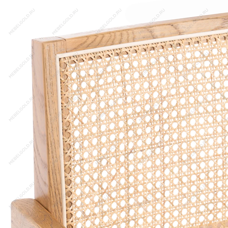 Кресло LOKI, дерево вяз/ротанг, Груша (№3), 50х50х84 см | изображение 7