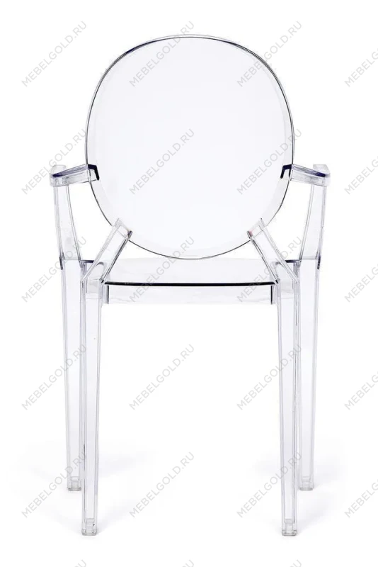 Кресло MEDALION (mod. 922), пластик, 56,5*53,2*92,5см, прозрачный | изображение 2