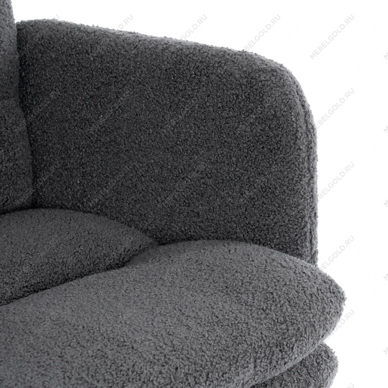 Кресло Dover хром, букле, серый, barni grey | изображение 7