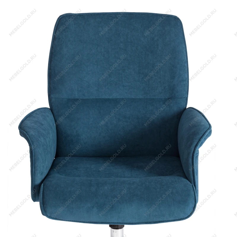 Кресло YORK, флок, синий, 32 | изображение 5