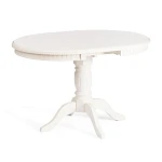 Стол STEFANO круглый, бук, мдф, D90+30x77см, Ivory white | изображение 6