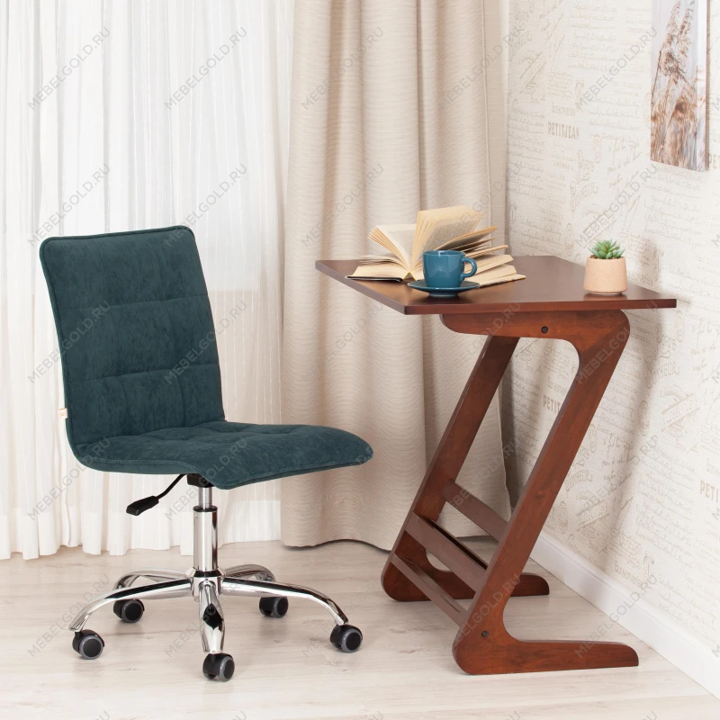 Кресло ZERO, велюр Clermon, малахит, 089 | изображение 10