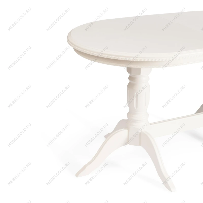 Стол COPPOLA, бук, мдф, 140+40x80x77см, Ivory white | изображение 10