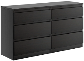 КАСТОР (KULLEN) комод ИКЕА / IKEA 6 ящиков Дуб Венге