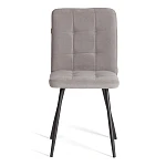 Стул обеденный Medeo, LT, флок, серый/черный, 29, 45х56х89 см | изображение 3