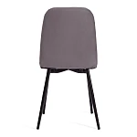 Стул ARC, Велюр/металл, 46 х 52 х 88 см, темно-серый/черный | изображение 3