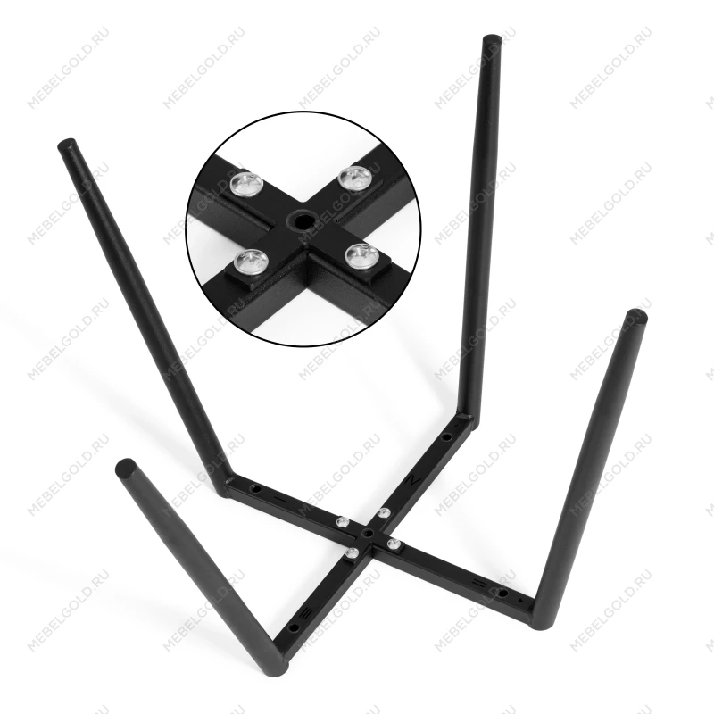 Стул обеденный La Rousse, NEW, ткань рогожка, тёмно-серый, F68, 45х55х93 см | изображение 10