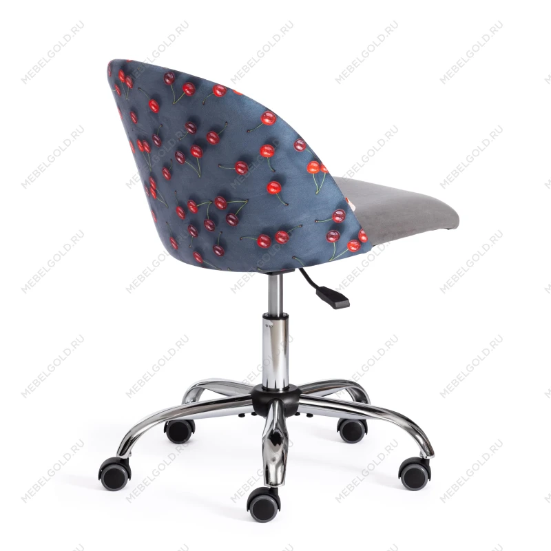 Кресло MELODY, ткань/флок, серый, Botanica 08 cherry/29 | изображение 2