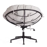 Кресло CLOUDE, рогожка/металл, 97х98х90-96см, серо-бежевый, 3M 16/2 | изображение 4