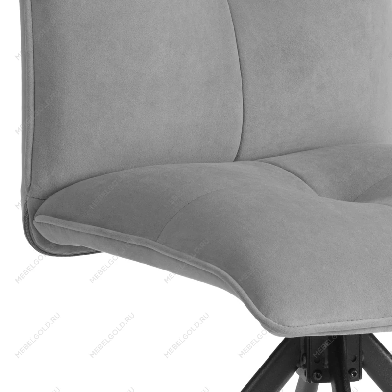 Стул обеденный Sweet, поворотный механизм 360, велюр, серый, 29 | изображение 7
