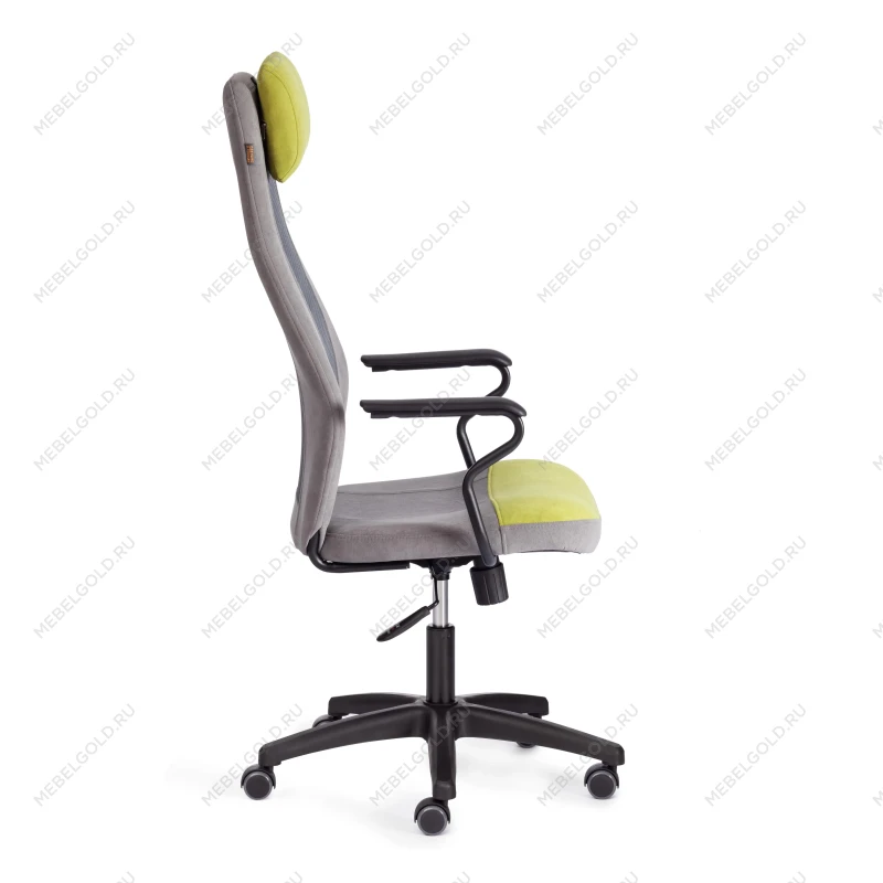 Кресло AVIATOR, флок, ткань, олива/серый/серый, 23/29/W-12 | изображение 1