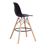 Стул барный Cindy Bar Chair (mod. 80-1), дерево бук/металл/пластик, 50 х 51 х 109 см, Black (Черный) 3010/ натуральный | изображение 2