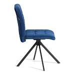 Стул обеденный Medeo, поворотный механизм 360, велюр, Blue (синий) | изображение 1