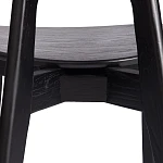 Стул ODIN, дерево вяз/ротанг, черный, 42х45х78 см | изображение 11