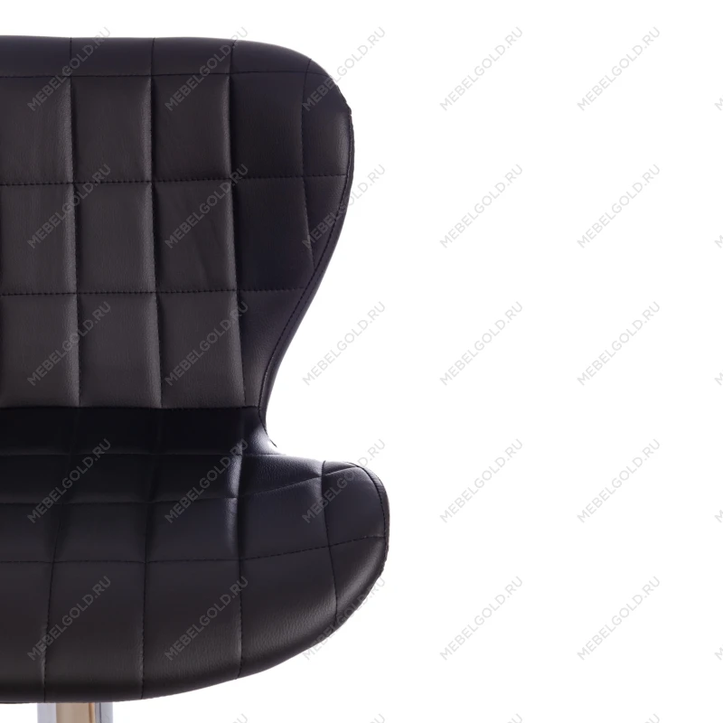 Стул барный AVIONIC (mod. KY712A), металл/экокожа, 45*53*86-107 см, черный/хром | изображение 5