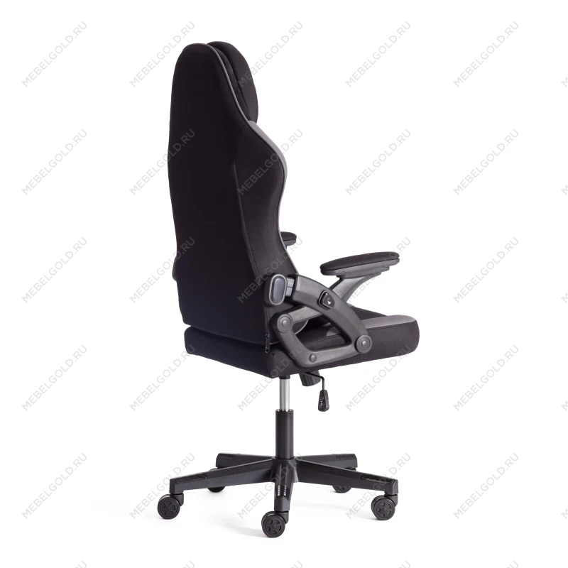 Компьютерное кресло iBear, ткань, черно-серый/black-grey | изображение 4