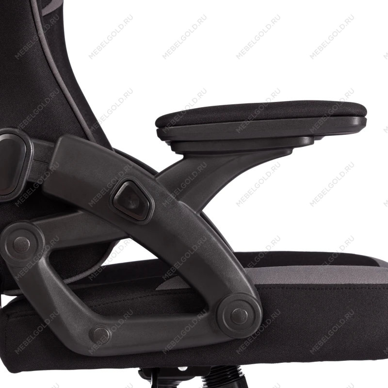 Компьютерное кресло iBear, ткань, черно-серый/black-grey | изображение 10