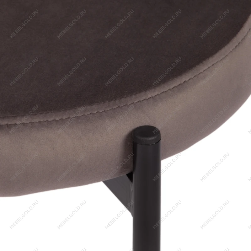 Стул REVO (mod. 7033)/1 шт. в упаковке, ткань/металл, 47х54х82 см, высота до сиденья 47 см, темно-серый barkhat 14/черный | изображение 6