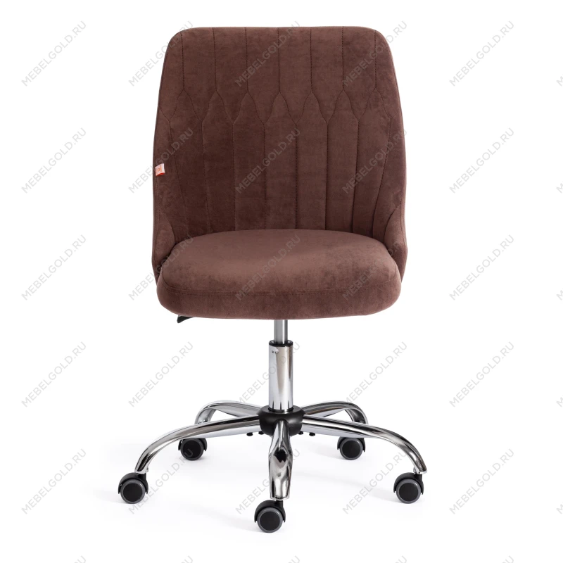 Кресло SWAN, флок, коричневый, 6 | изображение 4