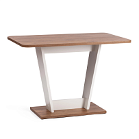 Стол обеденный TIBI нераздвижной, ЛДСП, 68,6 х 110 х 75 см, Дуб Канзас/Пепел