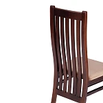 Стул DOLCE мягкое сидение, бук, 40х46х100см, Tobacco, велюр, Tenerife mocca | изображение 7