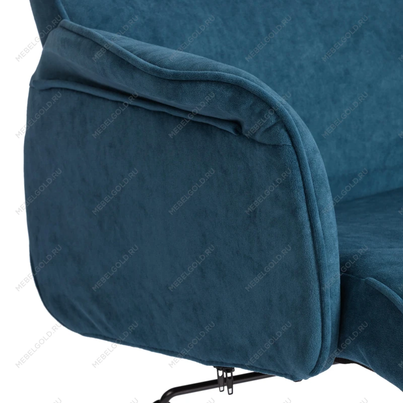 Кресло YORK, флок, синий, 32 | изображение 6