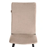 Стул обеденный La Rousse, флок, бежевый/черный, 7, 49х50х93 | изображение 5