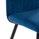 Стул обеденный Monte Carlo, TREND, велюр, Blue (синий), 49х51х93 см | изображение 6
