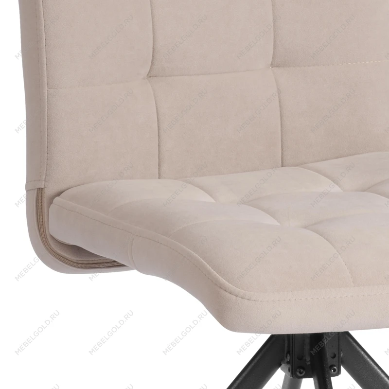 Стул обеденный Medeo, поворотный механизм 360, велюр, бежевый, 7 | изображение 6