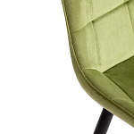 Стул ABRUZZO ( mod. 8060 ), металл/велюр, 54 х 62 х 83 см, зеленый (HLR 54)/черный | изображение 7