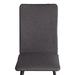 Стул обеденный La Rousse, NEW, ткань рогожка, тёмно-серый, F68, 45х55х93 см | изображение 5