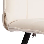 Стул обеденный Bari, LT, велюр, молочный/черный, 4, 41х55х89 см | изображение 7
