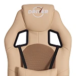 Кресло DRIVER (22), кож/зам/ткань, бежевый/бронза, 36-34/TW-21 | изображение 6