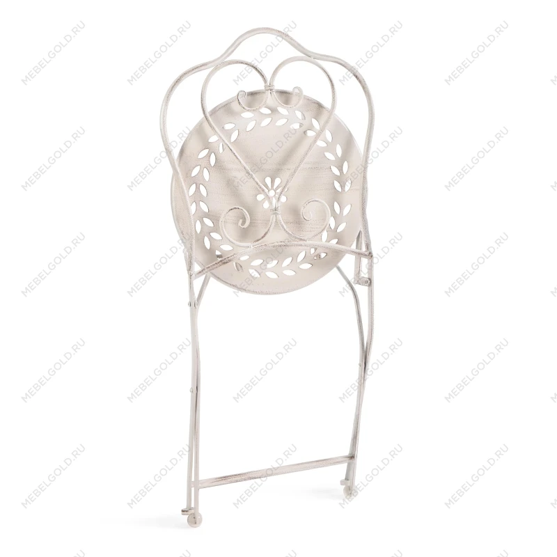 Комплект (стол + 2 стула) Secret de Maison Monique (mod. PL08-6241.6242), металл, стол:62*73, стул: 48*40*93, Античный белый (Antique White) | изображение 5