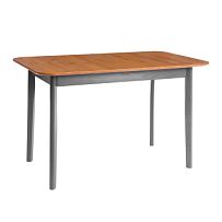 Стол Соната Люкс/Sonata Lux table, 120х75х75 см, массив сосны, антик /графит, 120х75х75 см