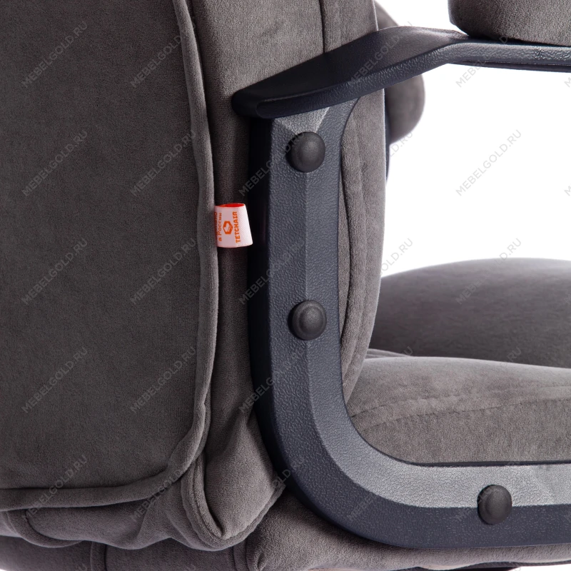 Кресло BERGAMO хром (22), флок, серый, 29 | изображение 15