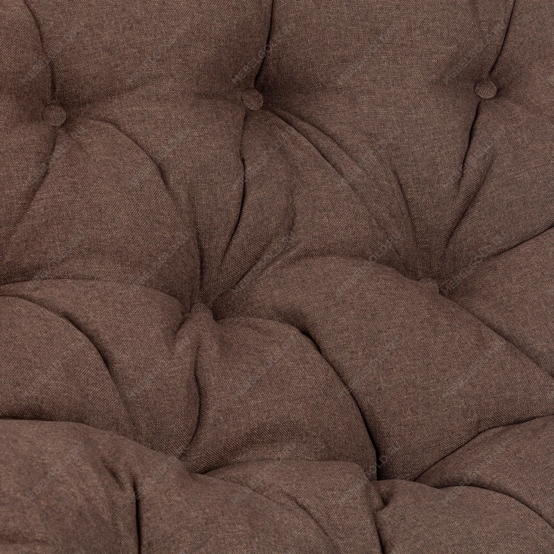 Диван MAMASAN/МАМАСАН 23/02 W/с подушкой, подушка 182х119 см, 169х102х80 см, Antique brown (античный черно-коричневый), ткань, коричневый, 3М7 | изображение 7