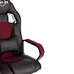 Кресло DRIVER (22), кож/зам/ткань, черный/бордо, 36-6/TW-13 | изображение 11