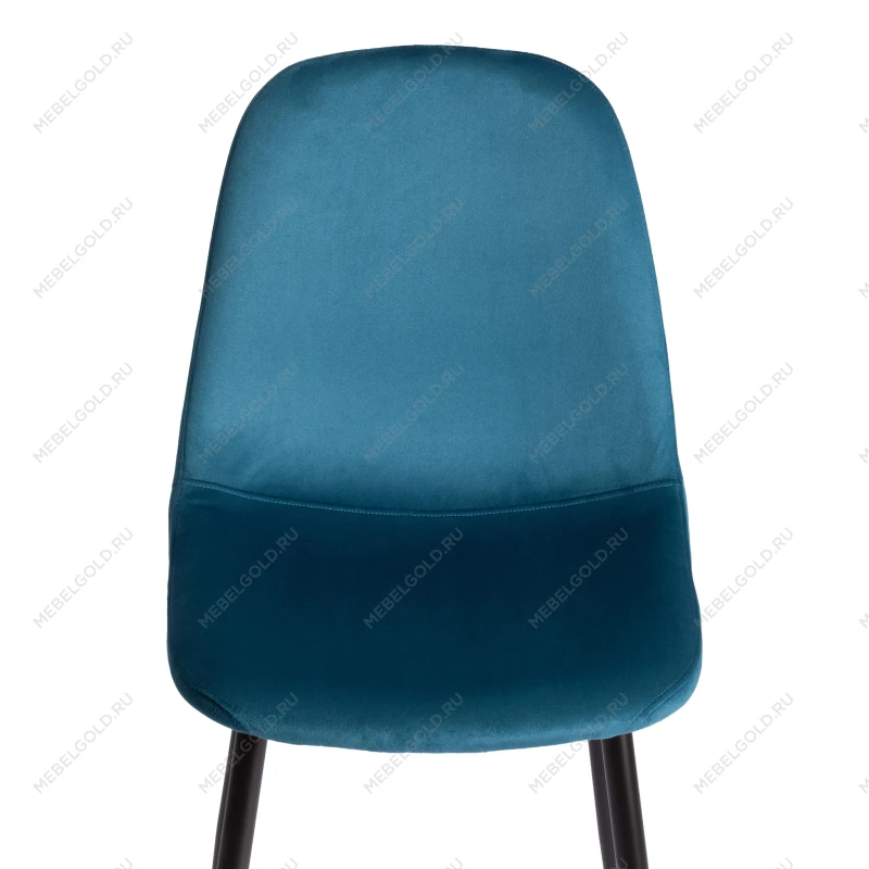 Стул BREEZE (mod. 4724), Велюр/металл, 44 х 53 х 87 см, Dark turquoise (темно-бирюзовый) HLR62 / черный | изображение 6