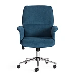 Кресло YORK, флок, синий, 32 | изображение 4