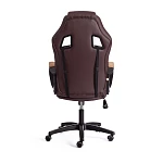 Кресло DRIVER (22), кож/зам/ткань, коричневый/бронза, 36-36/TW-21 | изображение 3