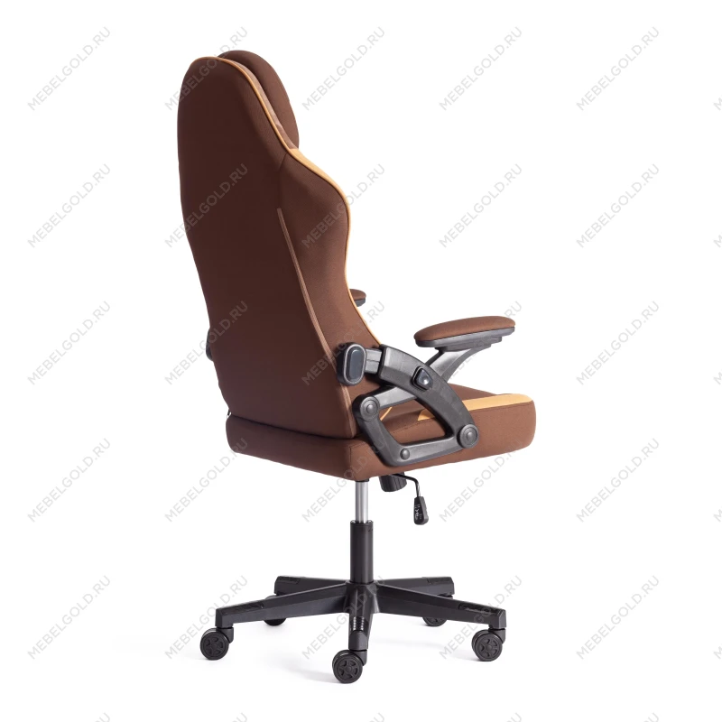 Компьютерное кресло iBear, ткань, коричнево-бежевый / brown beige | изображение 4