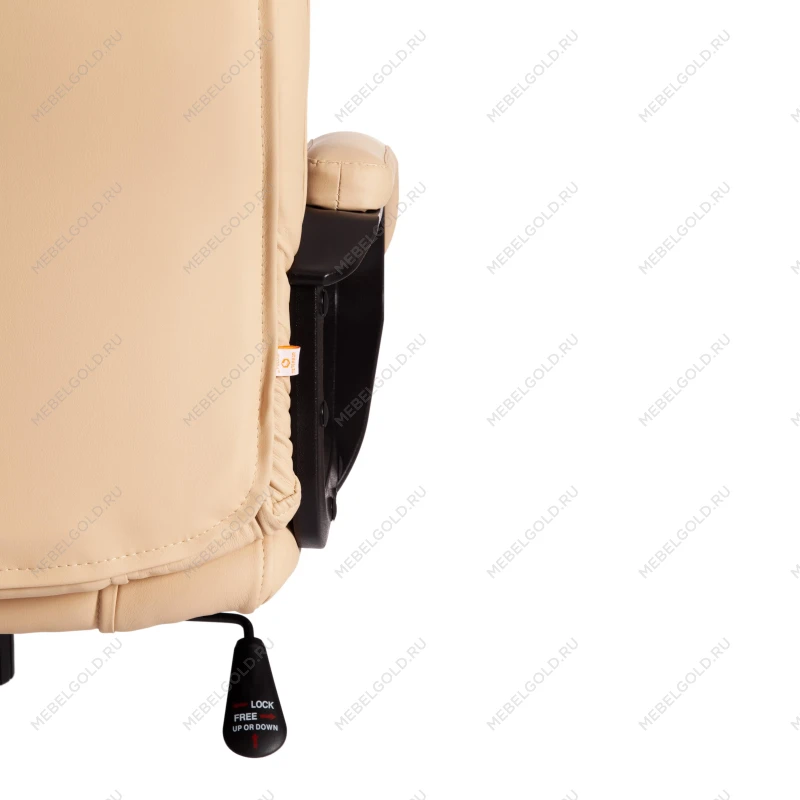 Кресло BERGAMO хром (22), кож/зам, бежевый, 36-34 | изображение 14