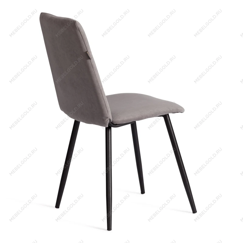 Стул обеденный Asti, TREND, флок, серый/чёрный, 29, 47х54х86 см | изображение 2