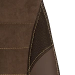 Кресло INTER (24), кож/зам/флок/ткань, коричневый, 36-36/6/TW-24 | изображение 6