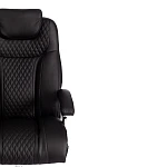 Кресло Trust (max), кож/зам, черный/черный стеганный/черный, 36-6/36-6/36-6/06 | изображение 5