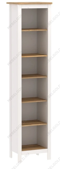 САГА стеллаж 50 белый/ясень