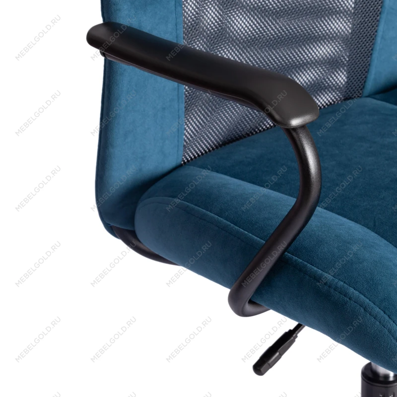 Кресло STAFF, флок/ткань, синий/серый, 32/W-12 | изображение 7