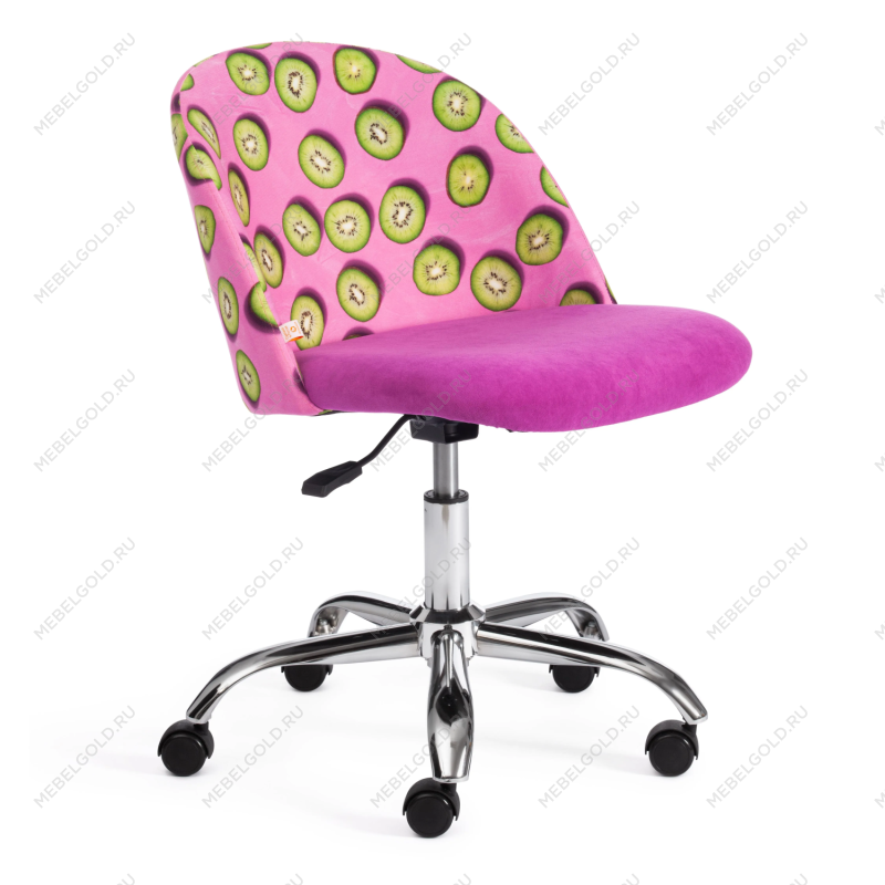 Кресло MELODY, ткань/флок, фиолетовый, Botanica 06 kiwi/138