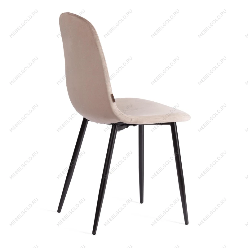 Стул BREEZE (mod. JSC-58), Велюр/металл, 44 х 53 х 86 см, coffee (кофейный) HLR 9 / черный | изображение 2